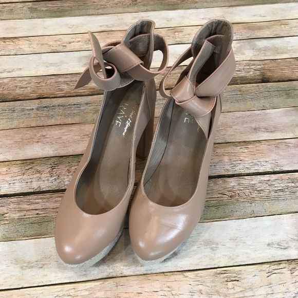 RAYE x For Love and Lemons Leather Harper Heel - Picture 3 of 6